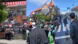 Bali Joins Nationwide Protests, Citizens Sing ‘Indonesia Raya’ for Justice After Ride-Share Driver Killed